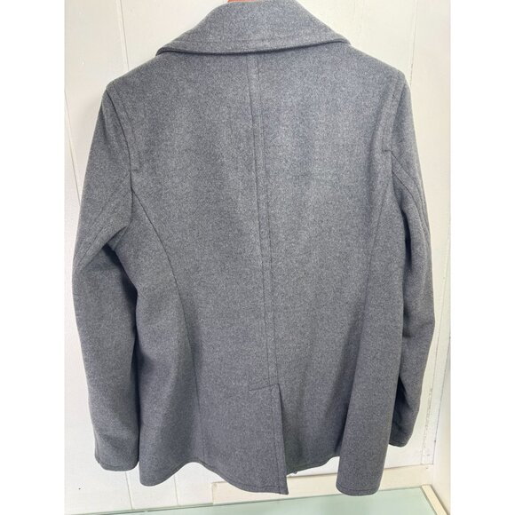 GAP Double Breasted Pea Coat Womens Large L Wool Peacoat  Jacket Overcoat Y2K - Picture 3 of 12